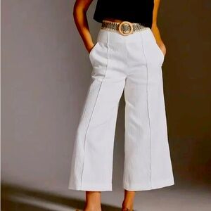 Anthropologie Maeve white pants. Brand new with tags.